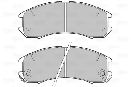 Комплект тормозных колодок, дисковый тормоз VALEO купить