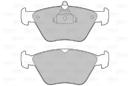Комплект тормозных колодок, дисковый тормоз VALEO купить