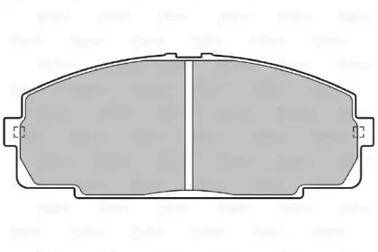 Комплект тормозных колодок, дисковый тормоз VALEO купить