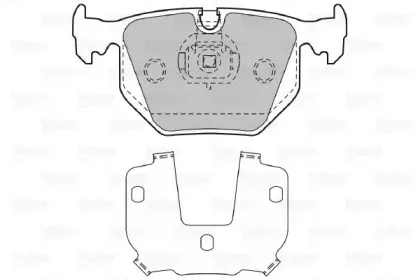 Комплект тормозных колодок, дисковый тормоз VALEO купить