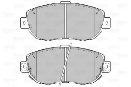Комплект тормозных колодок, дисковый тормоз VALEO купить