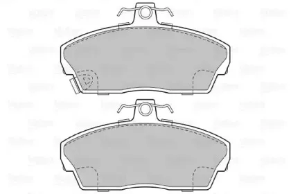 Комплект тормозных колодок, дисковый тормоз VALEO купить