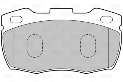 Комплект тормозных колодок, дисковый тормоз VALEO купить