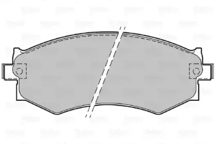 Комплект тормозных колодок, дисковый тормоз VALEO купить