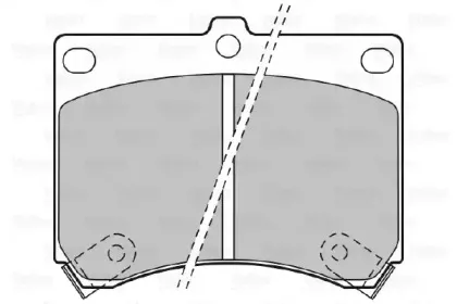 Комплект тормозных колодок, дисковый тормоз VALEO купить