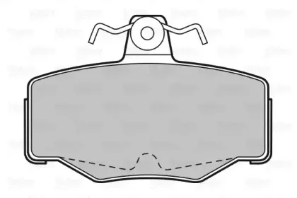 Комплект тормозных колодок, дисковый тормоз VALEO купить