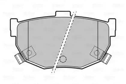 Комплект тормозных колодок, дисковый тормоз VALEO купить