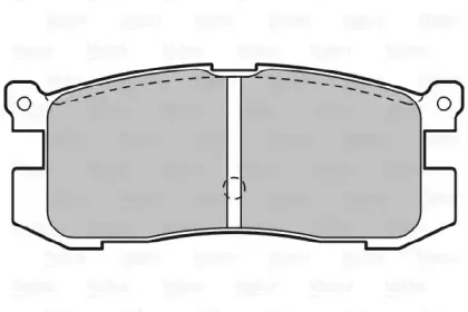 Комплект тормозных колодок, дисковый тормоз VALEO купить
