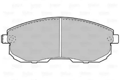 Комплект тормозных колодок, дисковый тормоз VALEO купить