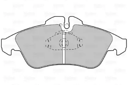 Комплект тормозных колодок, дисковый тормоз VALEO купить