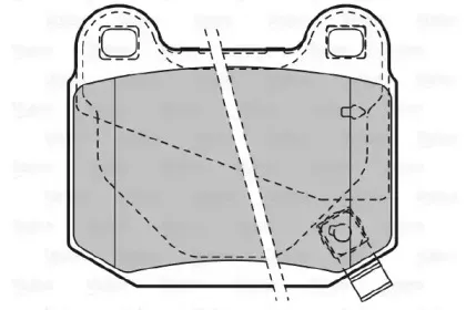 Комплект тормозных колодок, дисковый тормоз VALEO купить