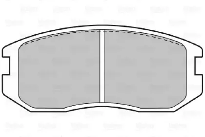 Комплект тормозных колодок, дисковый тормоз VALEO купить