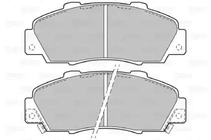 Комплект тормозных колодок, дисковый тормоз VALEO купить