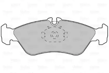 Комплект тормозных колодок, дисковый тормоз VALEO купить