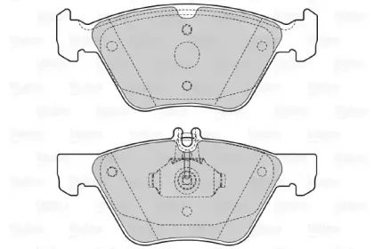 Комплект тормозных колодок, дисковый тормоз VALEO купить