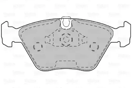 Комплект тормозных колодок, дисковый тормоз VALEO купить