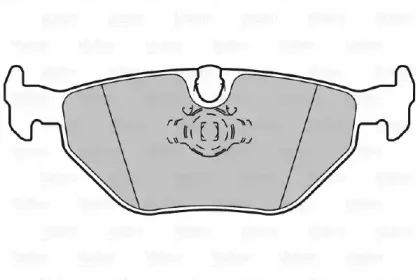 Комплект тормозных колодок, дисковый тормоз VALEO купить