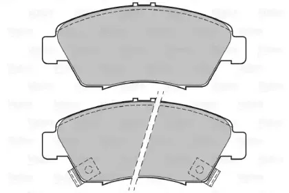 Комплект тормозных колодок, дисковый тормоз VALEO купить