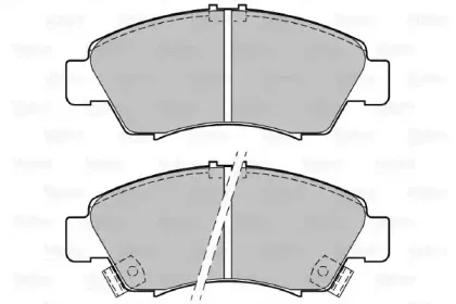 Комплект тормозных колодок, дисковый тормоз VALEO купить
