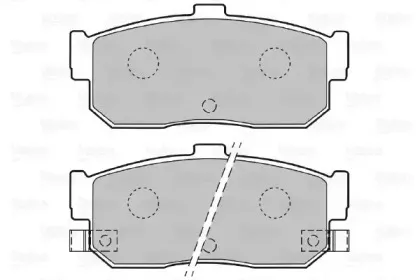 Комплект тормозных колодок, дисковый тормоз VALEO купить