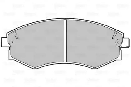 Комплект тормозных колодок, дисковый тормоз VALEO купить