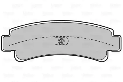 Комплект тормозных колодок, дисковый тормоз VALEO купить
