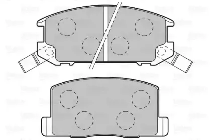 Комплект тормозных колодок, дисковый тормоз VALEO купить