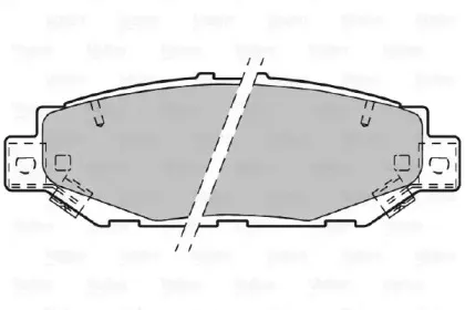Комплект тормозных колодок, дисковый тормоз VALEO купить