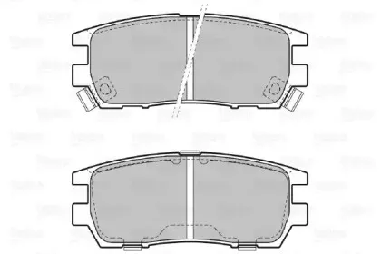 Комплект тормозных колодок, дисковый тормоз VALEO купить