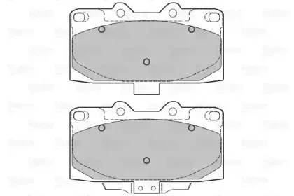 Комплект тормозных колодок, дисковый тормоз VALEO купить