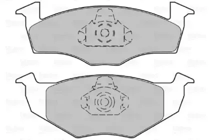 Комплект тормозных колодок, дисковый тормоз VALEO купить
