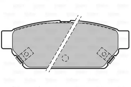 Комплект тормозных колодок, дисковый тормоз VALEO купить