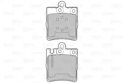 Комплект тормозных колодок, дисковый тормоз VALEO купить