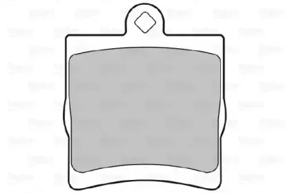 Комплект тормозных колодок, дисковый тормоз VALEO купить