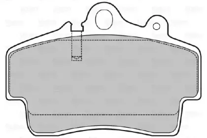 Комплект тормозных колодок, дисковый тормоз VALEO купить