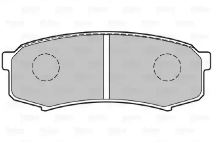 Комплект тормозных колодок, дисковый тормоз VALEO купить
