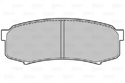 Комплект тормозных колодок, дисковый тормоз VALEO купить