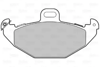 Комплект тормозных колодок, дисковый тормоз VALEO купить