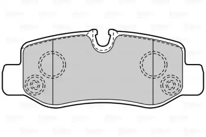 Комплект тормозных колодок, дисковый тормоз VALEO купить