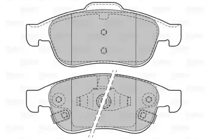 Комплект тормозных колодок, дисковый тормоз VALEO купить