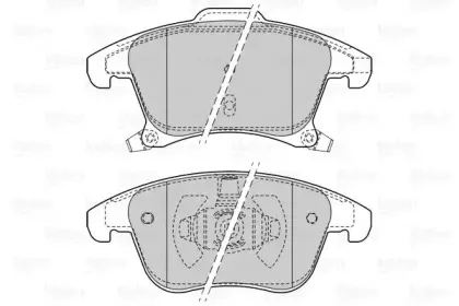 Комплект тормозных колодок, дисковый тормоз VALEO купить