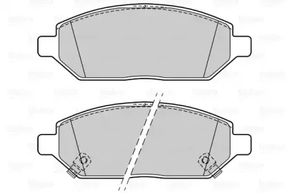 Комплект тормозных колодок, дисковый тормоз VALEO купить