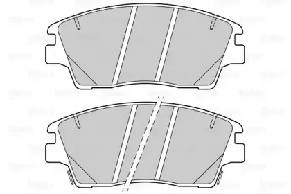 Комплект тормозных колодок, дисковый тормоз VALEO купить