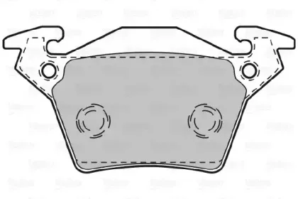 Комплект тормозных колодок, дисковый тормоз VALEO купить