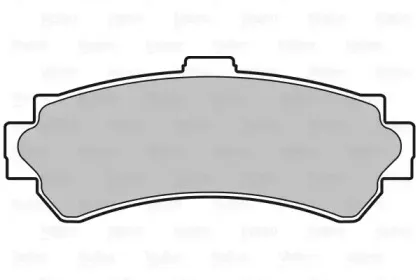 Комплект тормозных колодок, дисковый тормоз VALEO купить