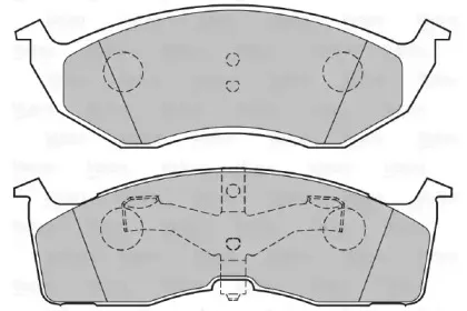 Комплект тормозных колодок, дисковый тормоз VALEO купить