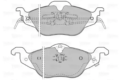 Комплект тормозных колодок, дисковый тормоз VALEO купить