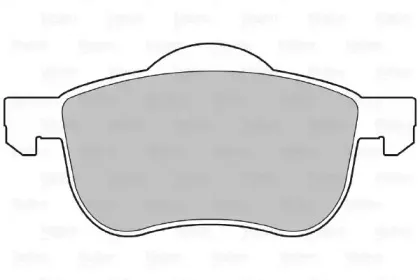 Комплект тормозных колодок, дисковый тормоз VALEO купить