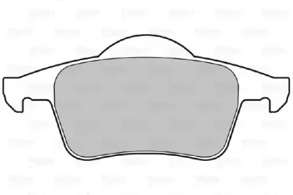 Комплект тормозных колодок, дисковый тормоз VALEO купить