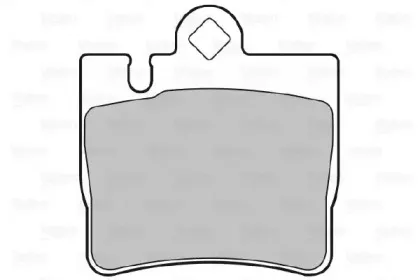 Комплект тормозных колодок, дисковый тормоз VALEO купить